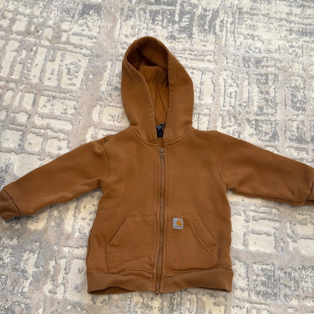 Carhartt zip up hoodie! Great condition fits true to size